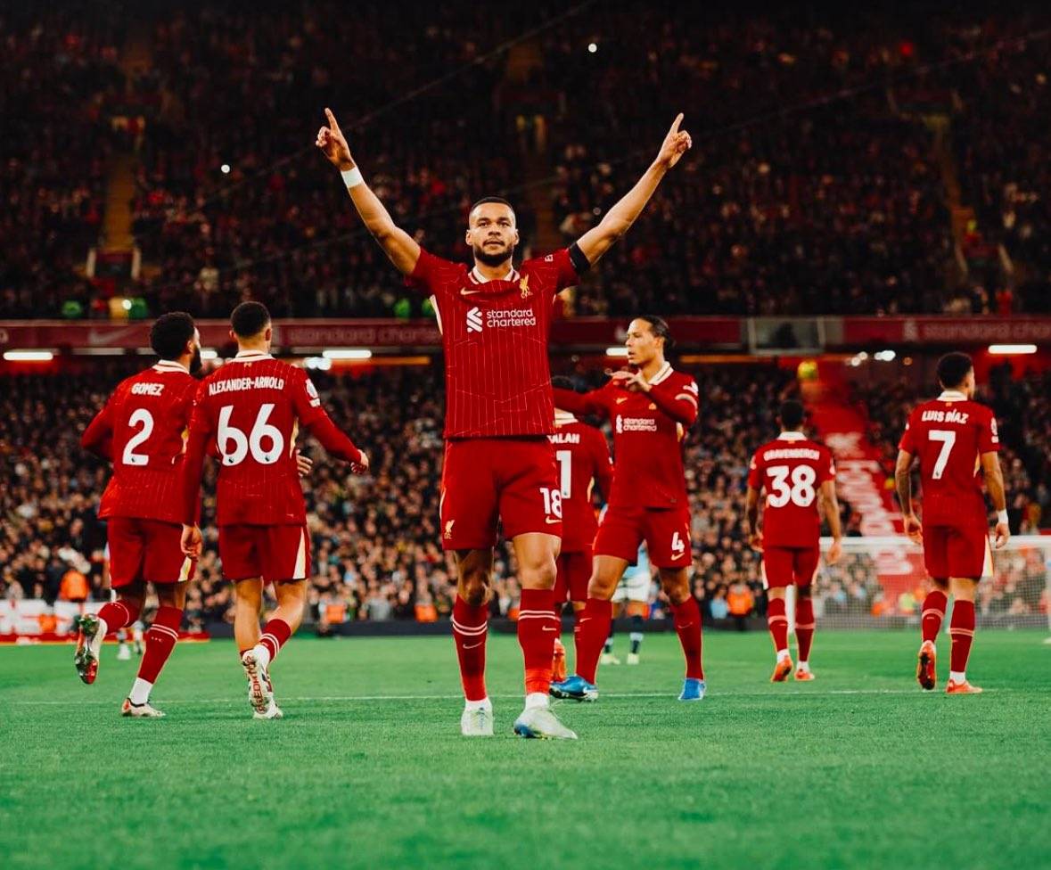 利物浦势不可挡,继续领跑积分榜 利物浦势不可挡,继续领跑积分榜