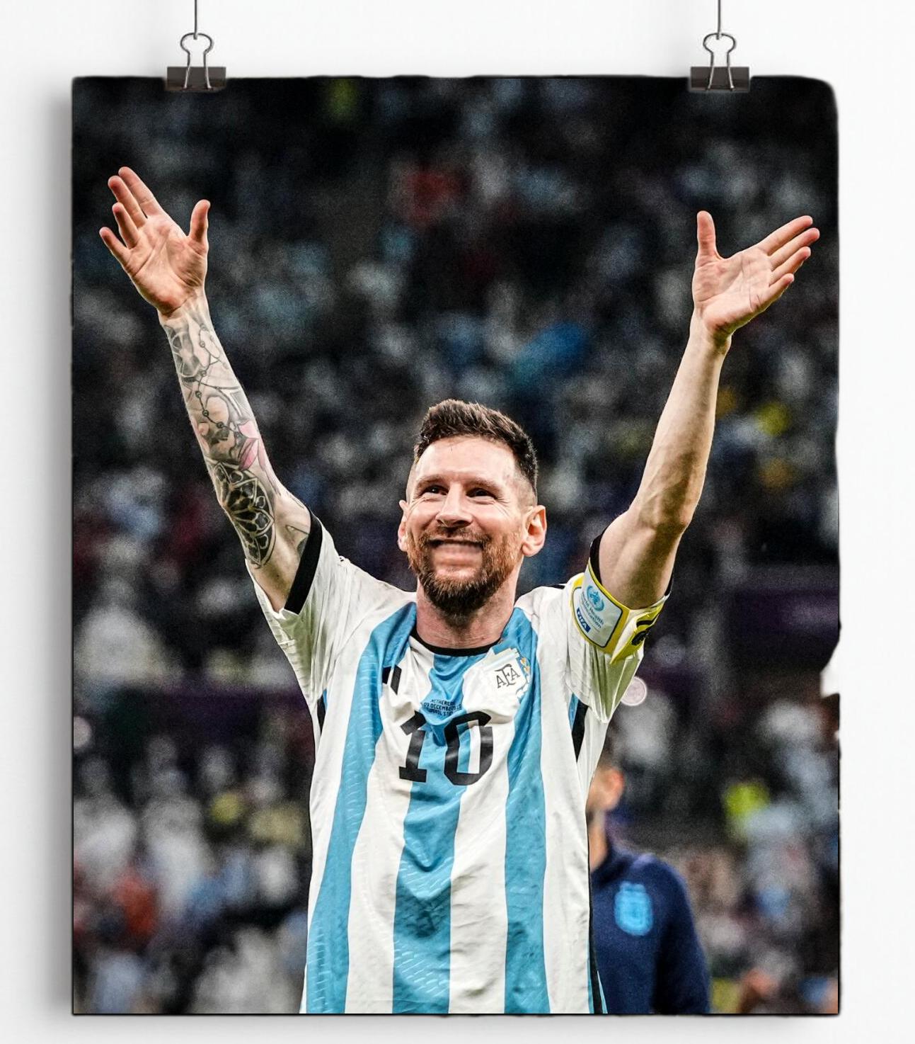 梅西梅开二度，助阿根廷进世界杯四分之一决赛